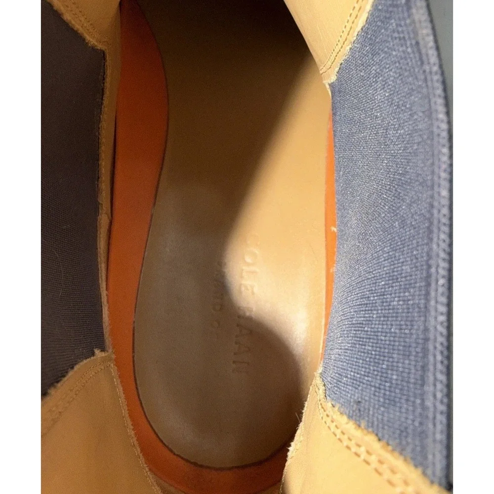 Cole Haan Grand OS Dark Brown Leather Lenox Hill Chelsea Boots Men's Size 13M